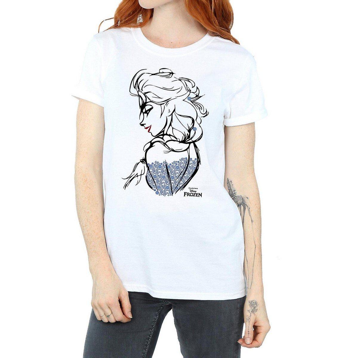 Tshirt Damen Weiss 3XL von FROZEN