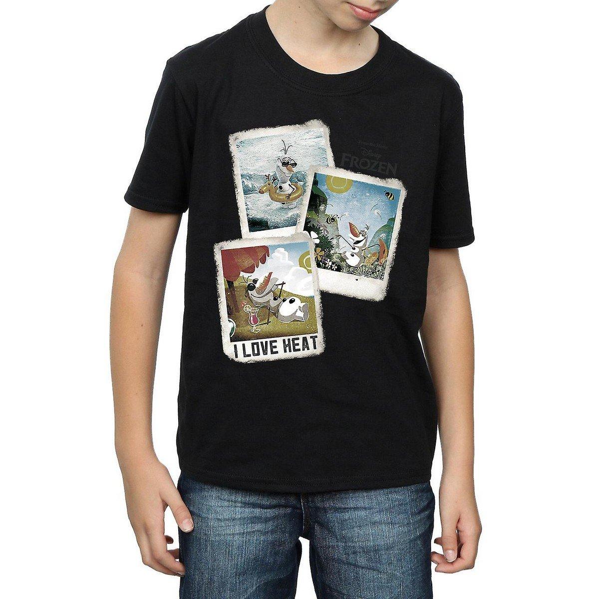 Tshirt Jungen Schwarz 128 von FROZEN