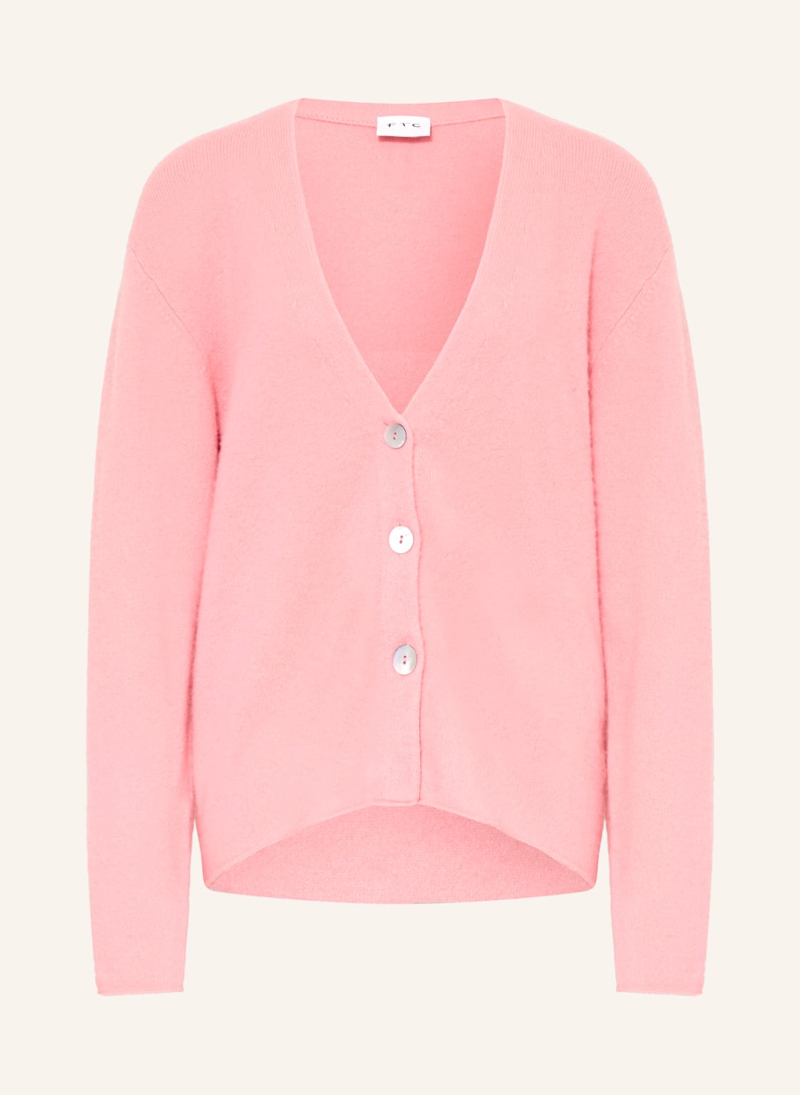 Ftc Cashmere Strickjacke Aus Cashmere rosa von FTC CASHMERE