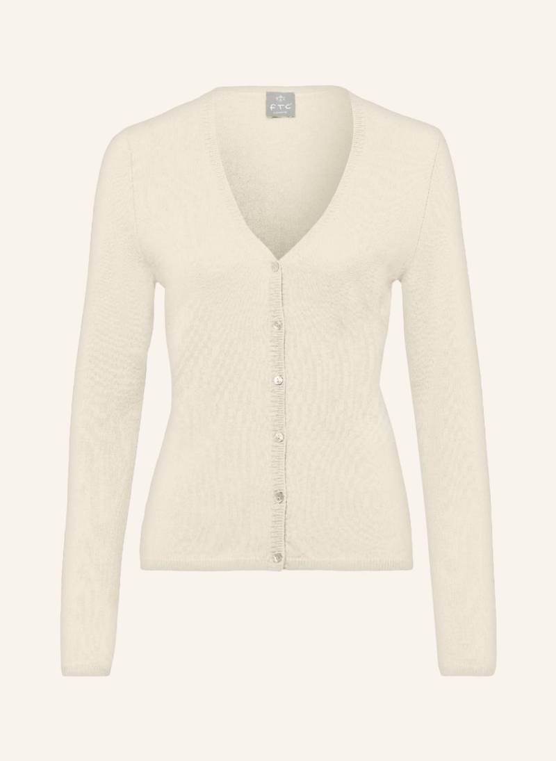 Ftc Cashmere Strickjacke Aus Cashmere weiss von FTC CASHMERE