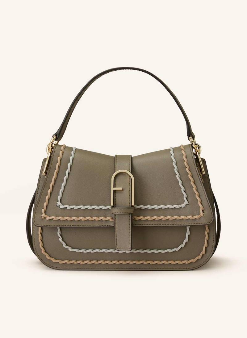 Furla Handtasche Flow Medium gruen von FURLA