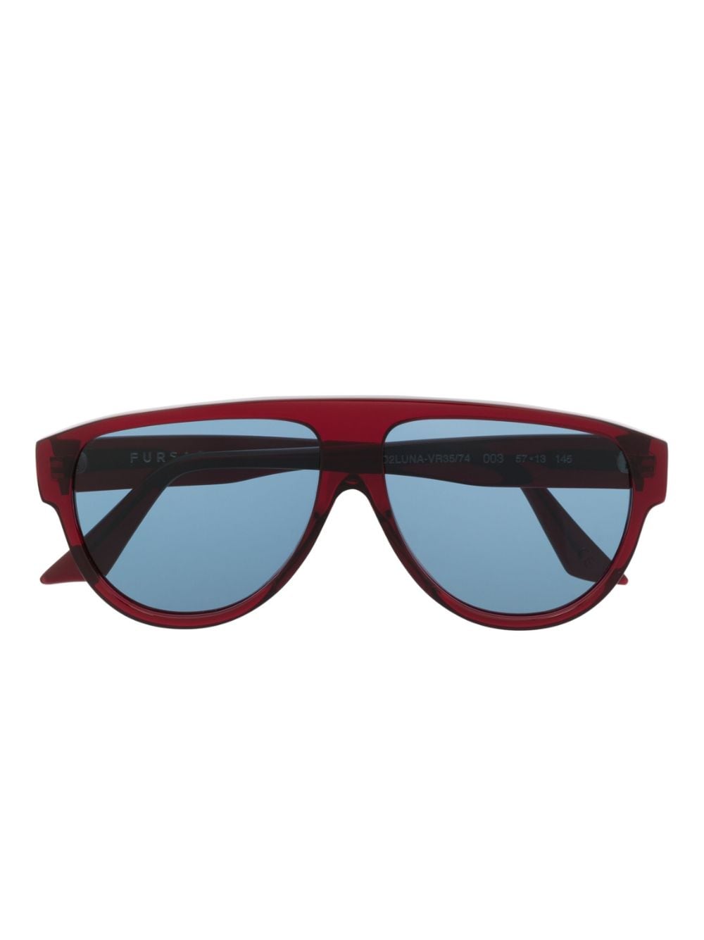 FURSAC acetate pilot-frame sunglasses - Red von FURSAC