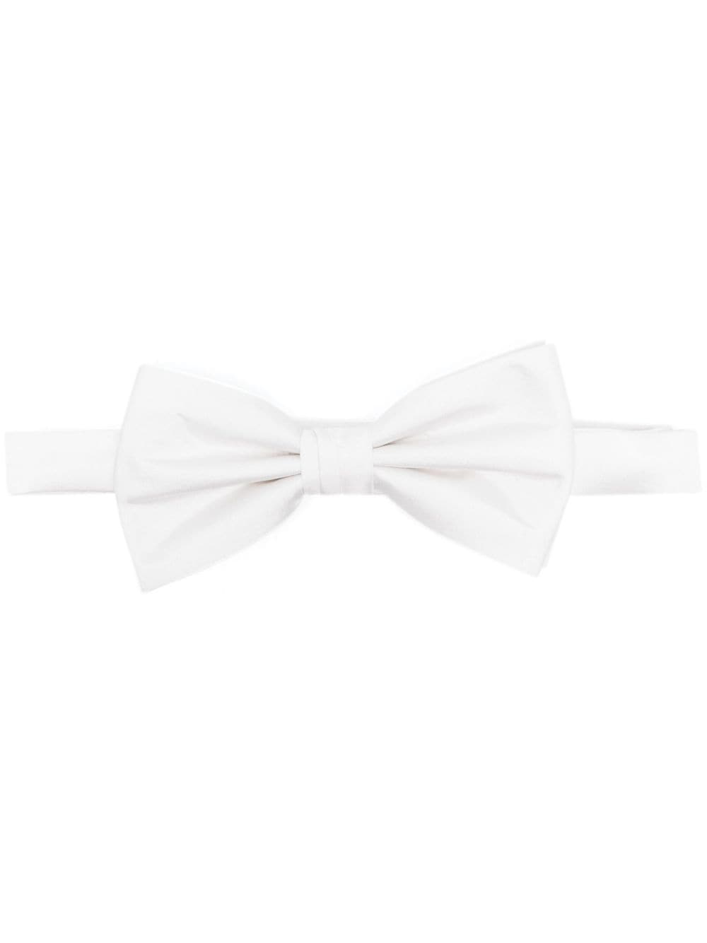 FURSAC adjustable silk bow tie - White von FURSAC