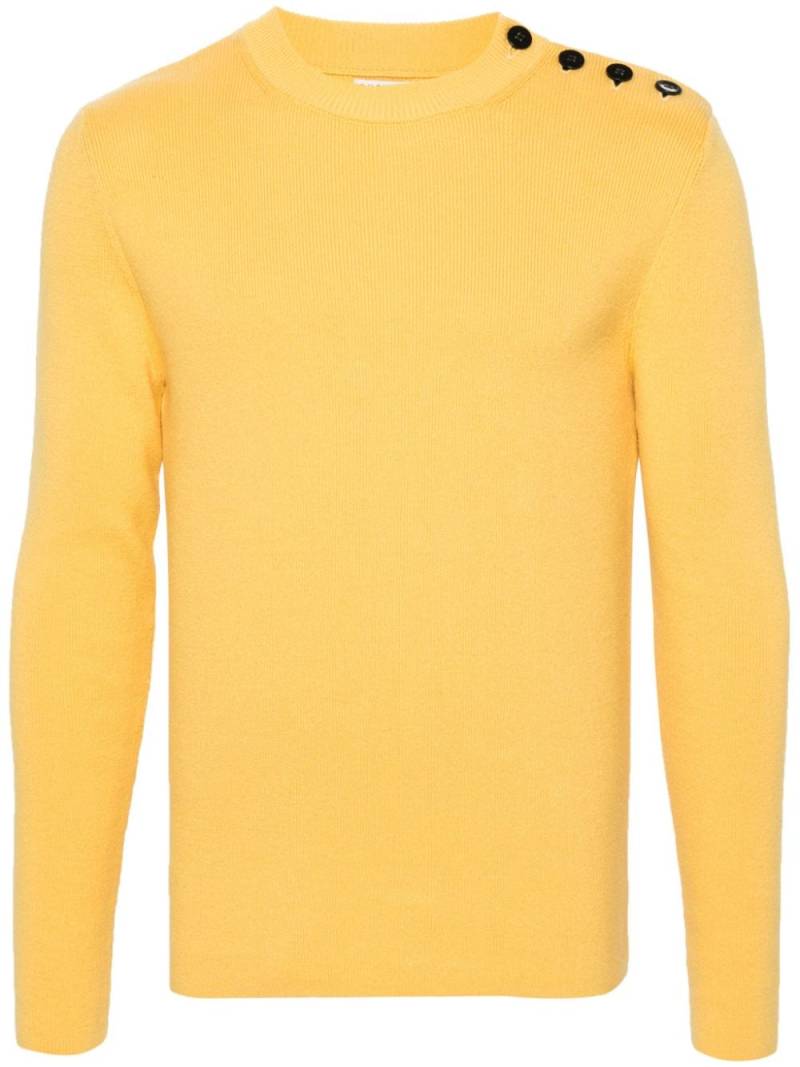 FURSAC buttoned-shoulder jumper - Yellow von FURSAC