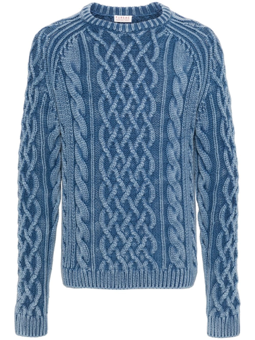 FURSAC cable-knit jumper - Blue von FURSAC