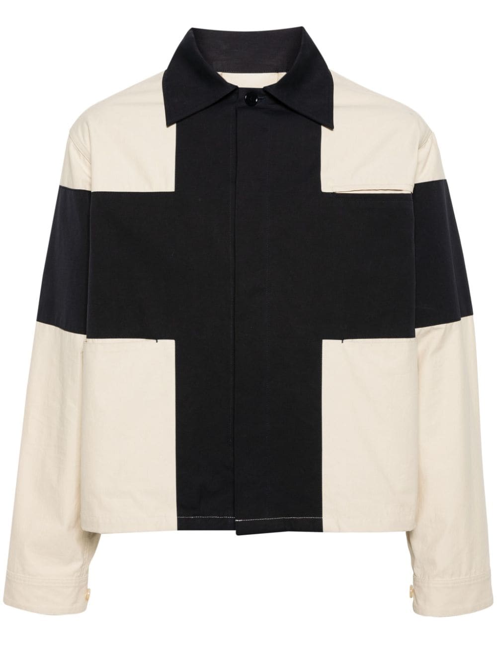 FURSAC colourblock shirt jacket - Blue von FURSAC