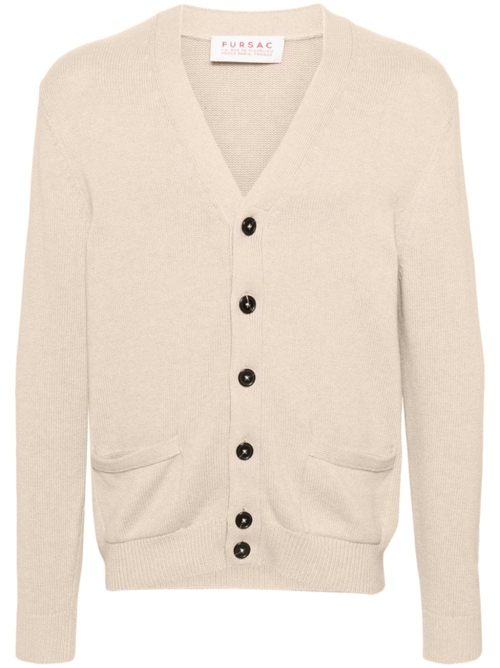 FURSAC cotton-cashmere blend cardigan - Neutrals von FURSAC