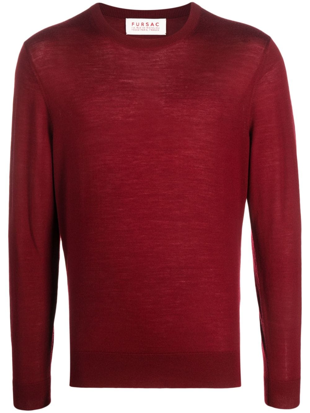 FURSAC crew-neck wool jumper - Red von FURSAC