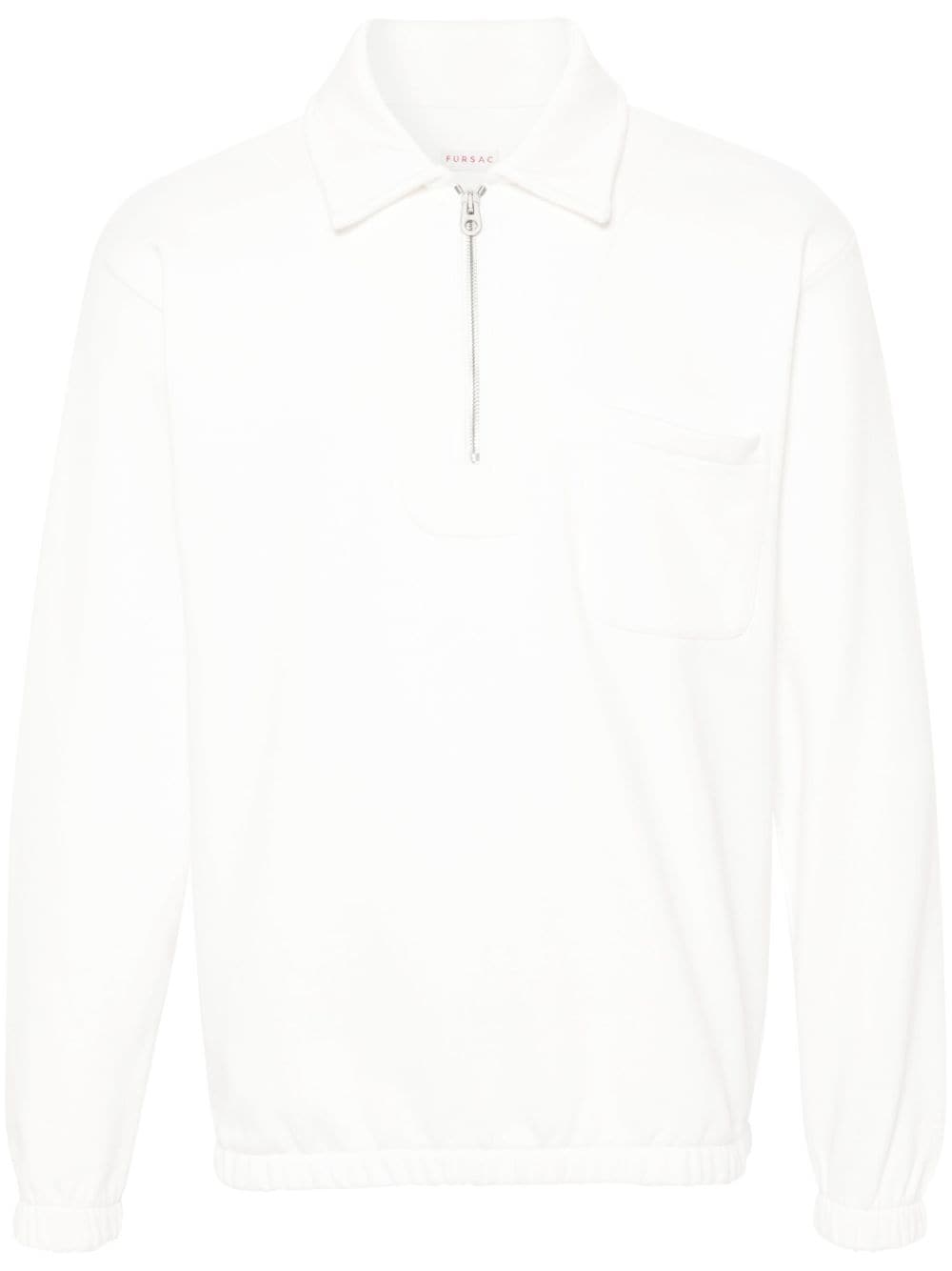 FURSAC embroidered-logo zipped sweatshirt - White von FURSAC