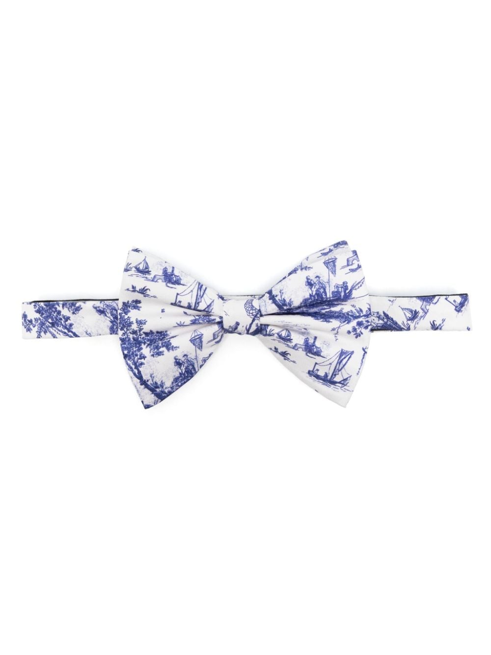 FURSAC illustration-print bow tie - White von FURSAC