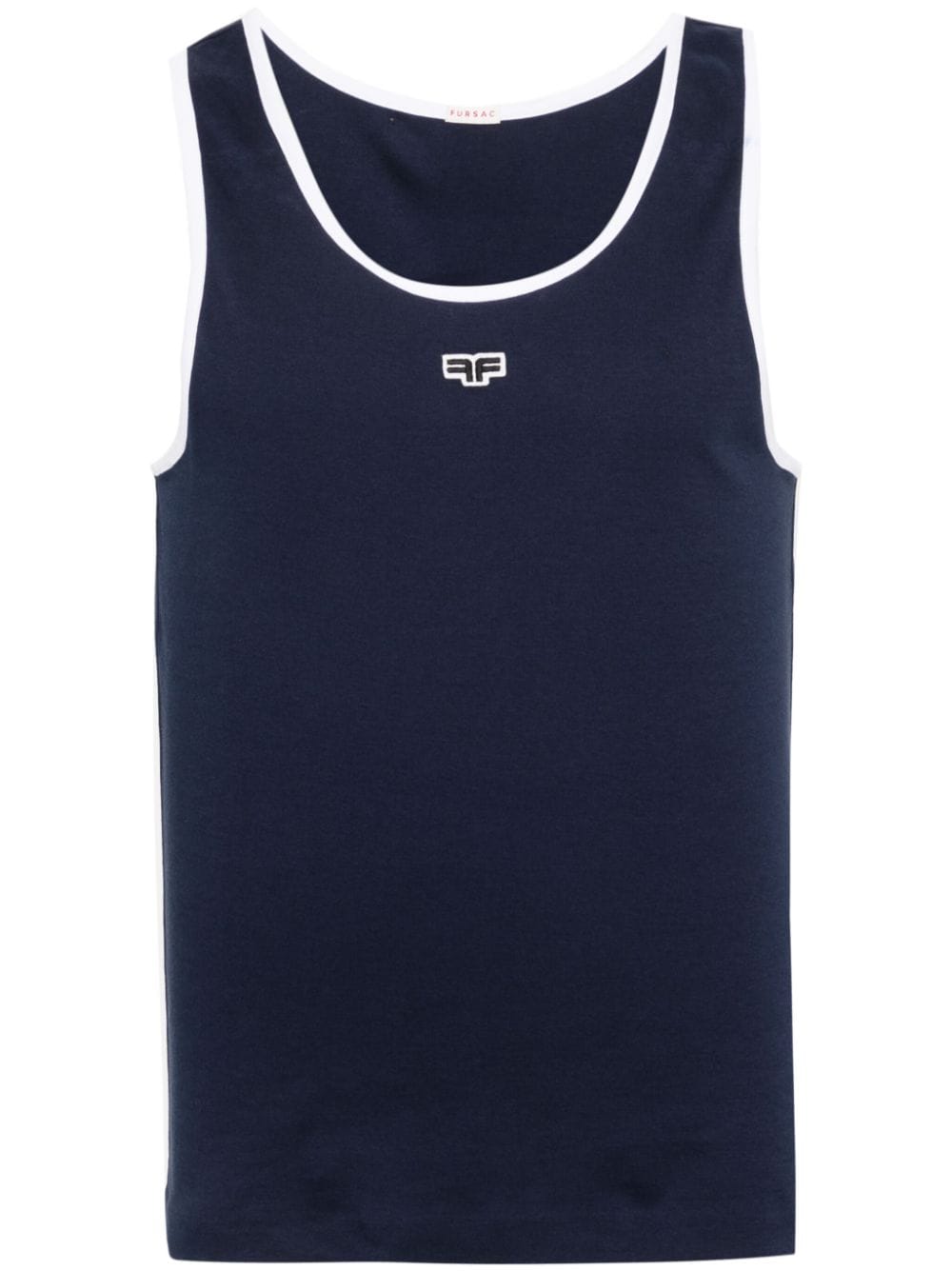 FURSAC logo-patch tank top - Blue von FURSAC