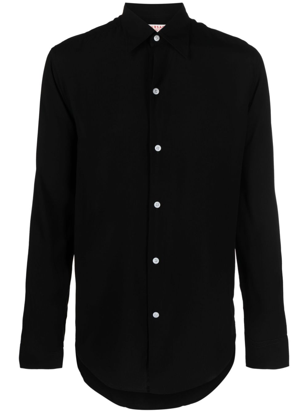 FURSAC pointed-collar long-sleeved shirt - Black von FURSAC