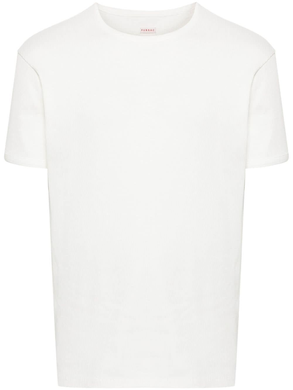FURSAC ribbed-effect T-shirt - White von FURSAC