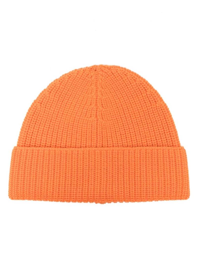 FURSAC ribbed-knit wool beanie - Orange von FURSAC