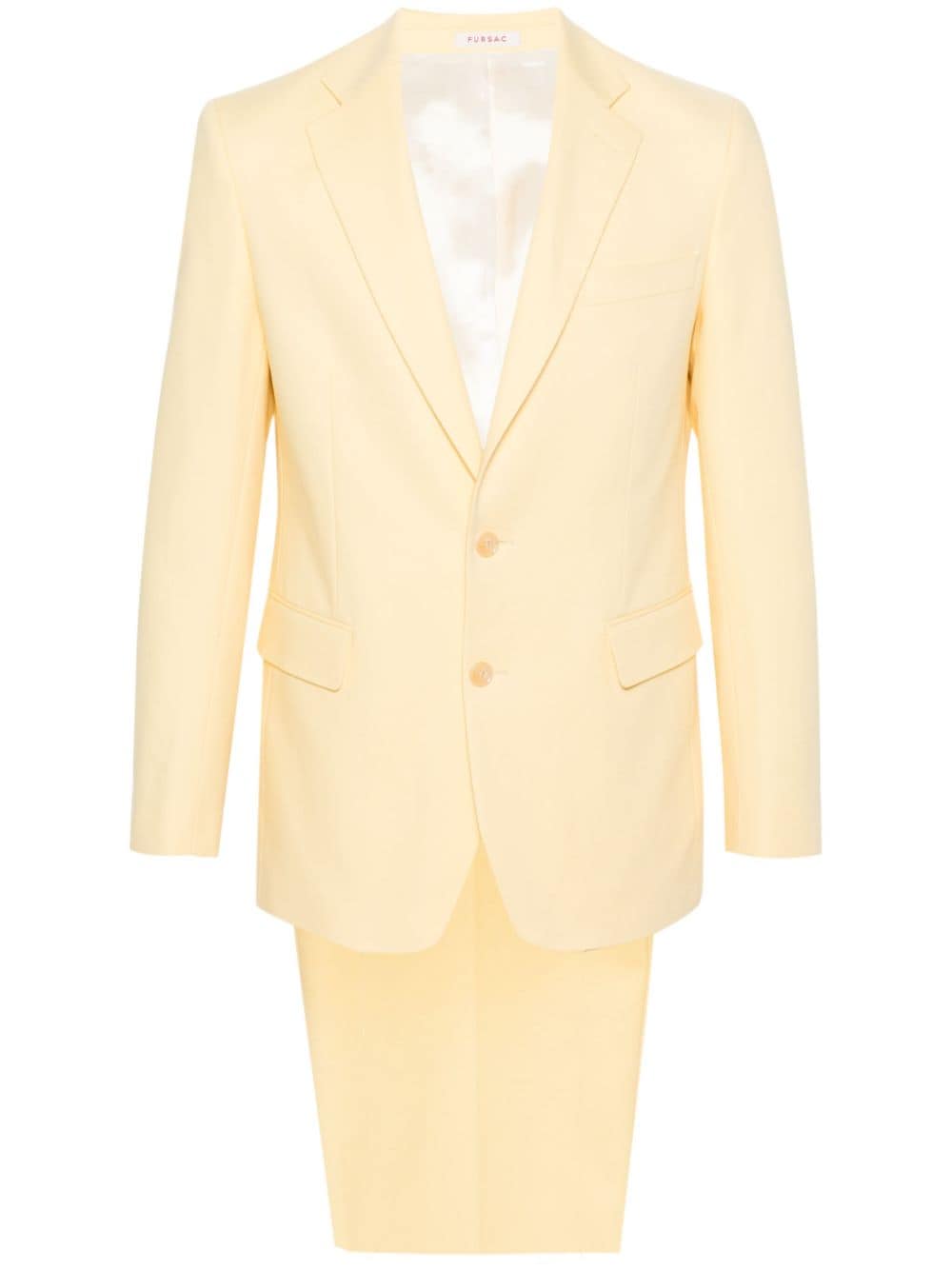 FURSAC single-breasted suit - Yellow von FURSAC