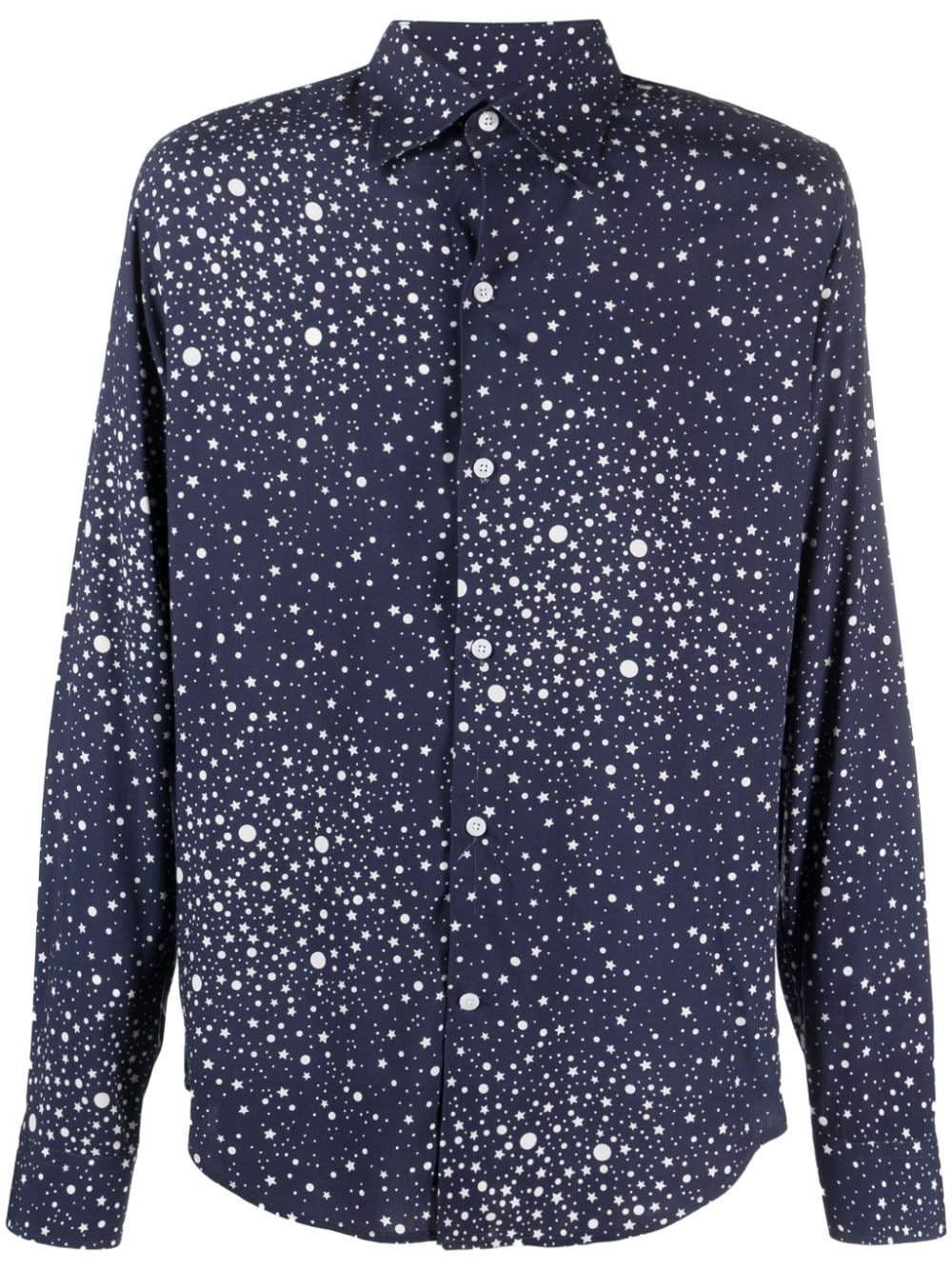 FURSAC star-print cotton shirt - Blue von FURSAC