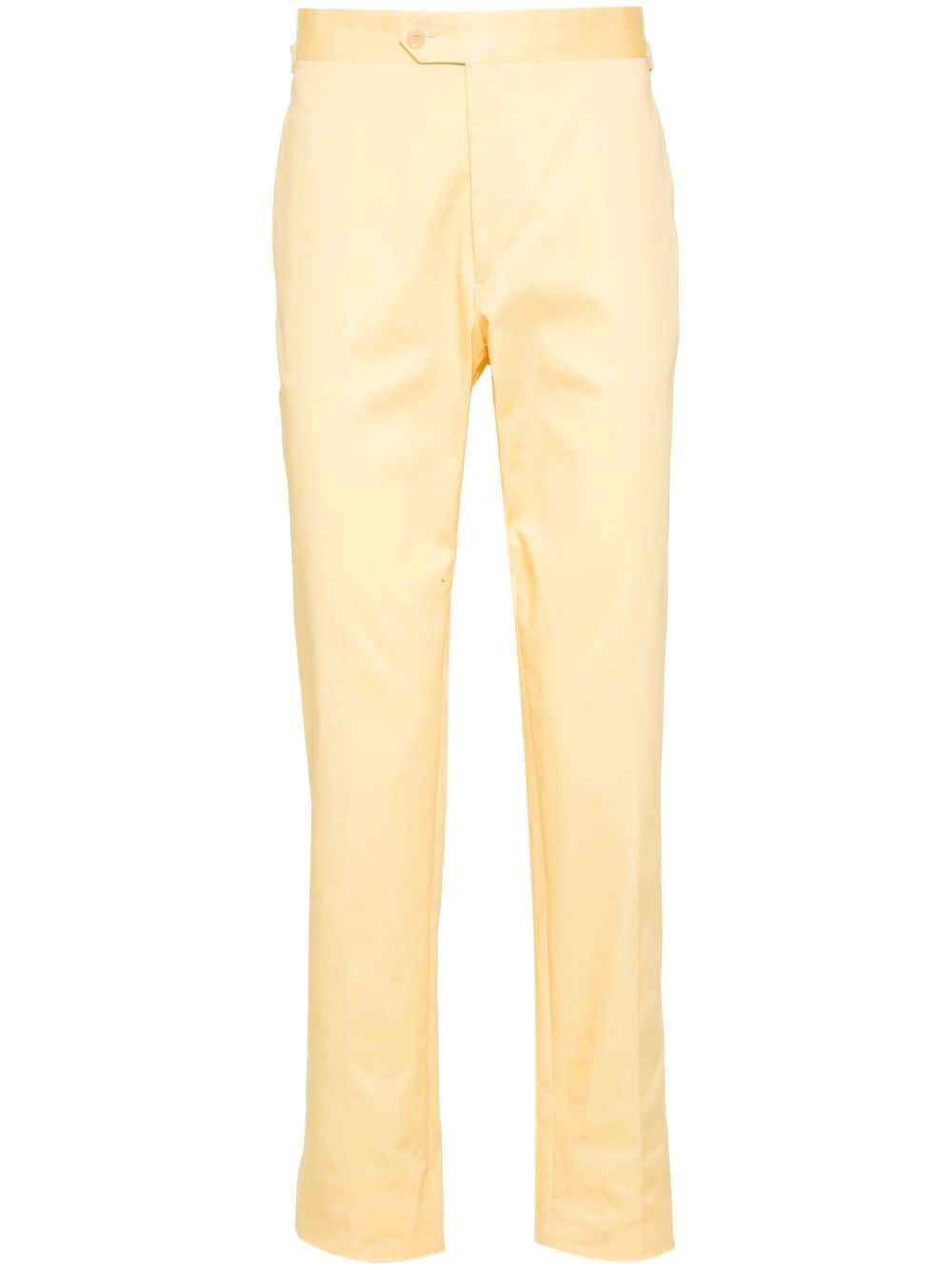 FURSAC straight-leg chino trousers - Yellow von FURSAC