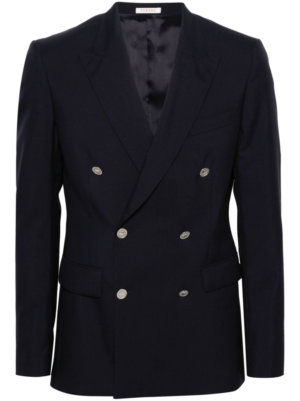 FURSAC wool double-breasted blazer - Blue von FURSAC