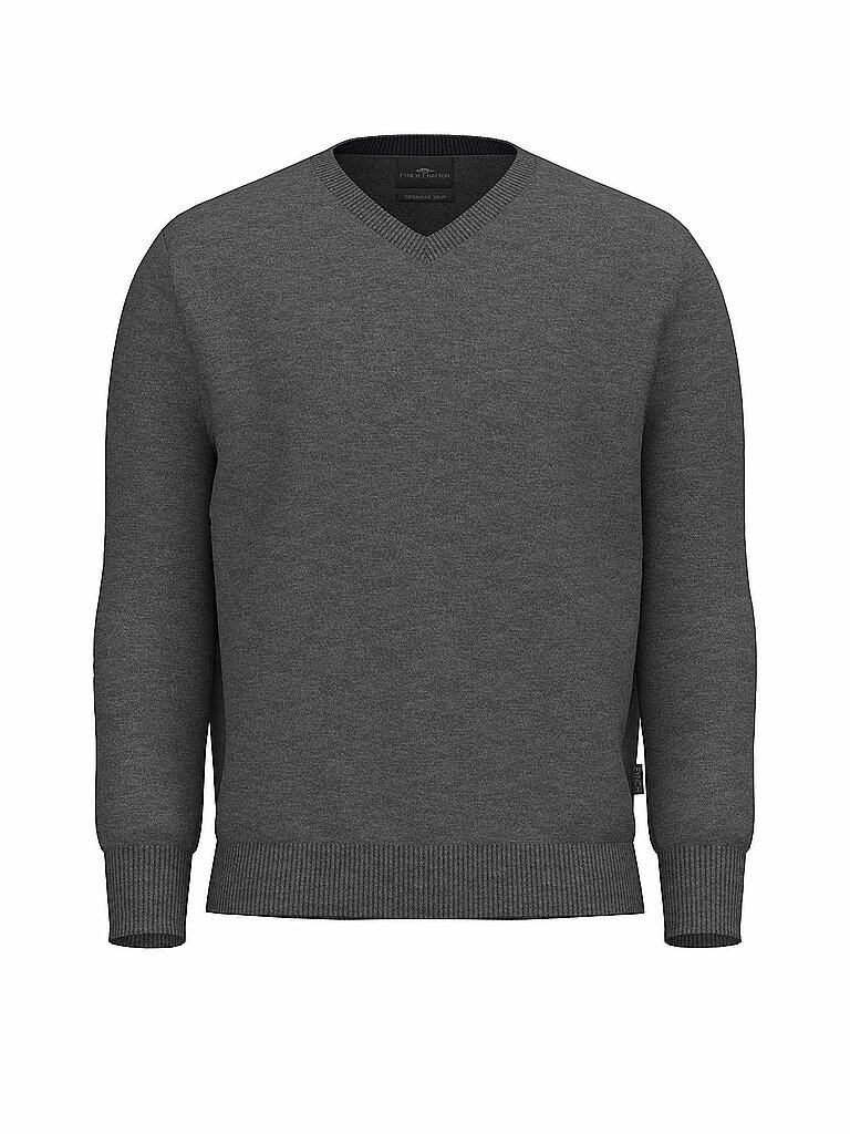 FYNCH HATTON Kaschmirpullover grau | 4XL FYNCH HATTON Kaschmirpullover grau | 4XL von FYNCH HATTON