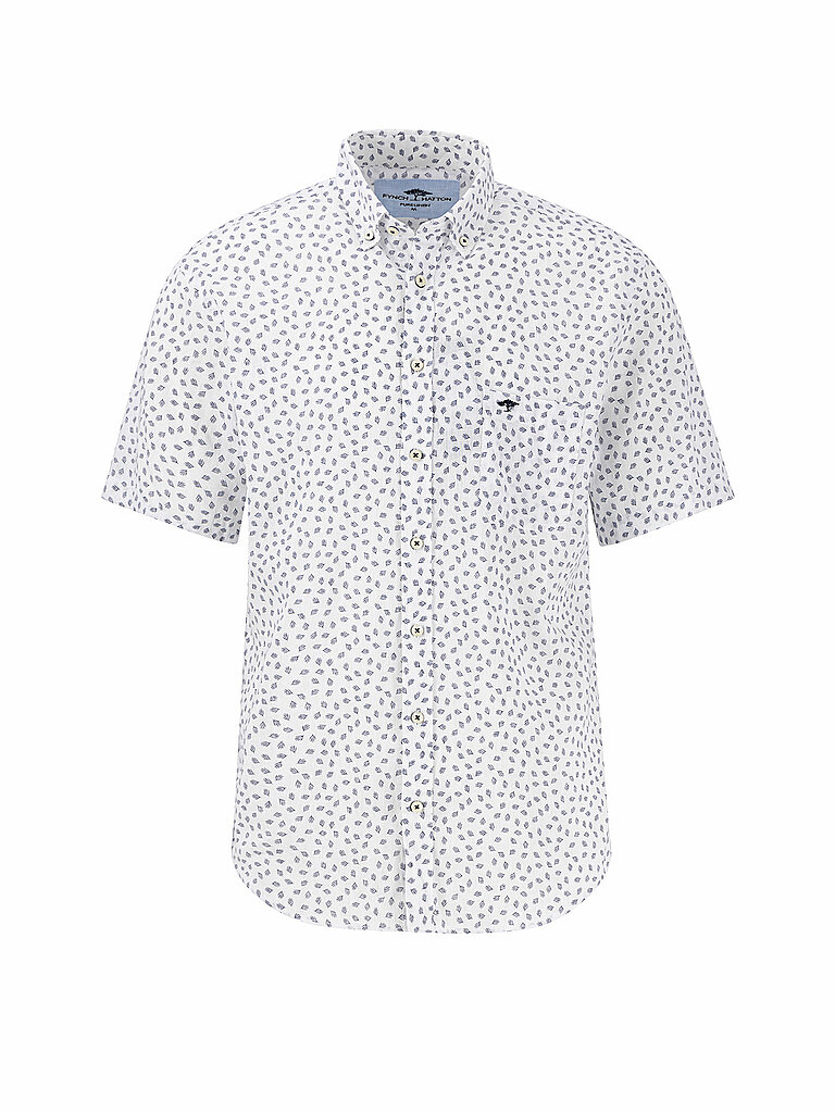 FYNCH HATTON Leinenhemd Casual Fit weiss | XL von FYNCH HATTON