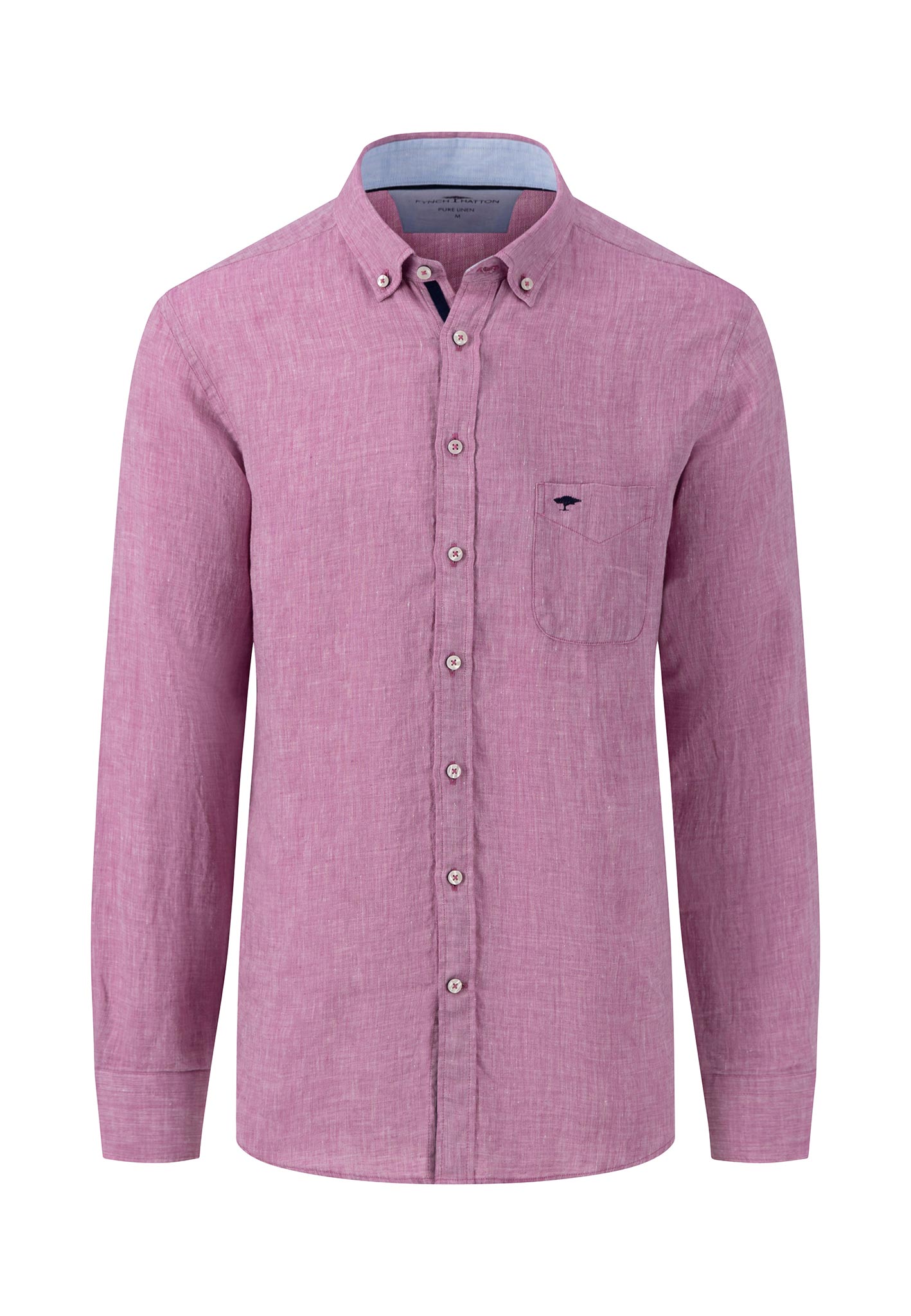 FYNCH-HATTON Leinenhemd, langarm, mit Button-Down-Kragen und Knopfleiste FYNCH-HATTON Leinenhemd, langarm, mit Button-Down-Kragen und Knopfleiste von FYNCH-HATTON