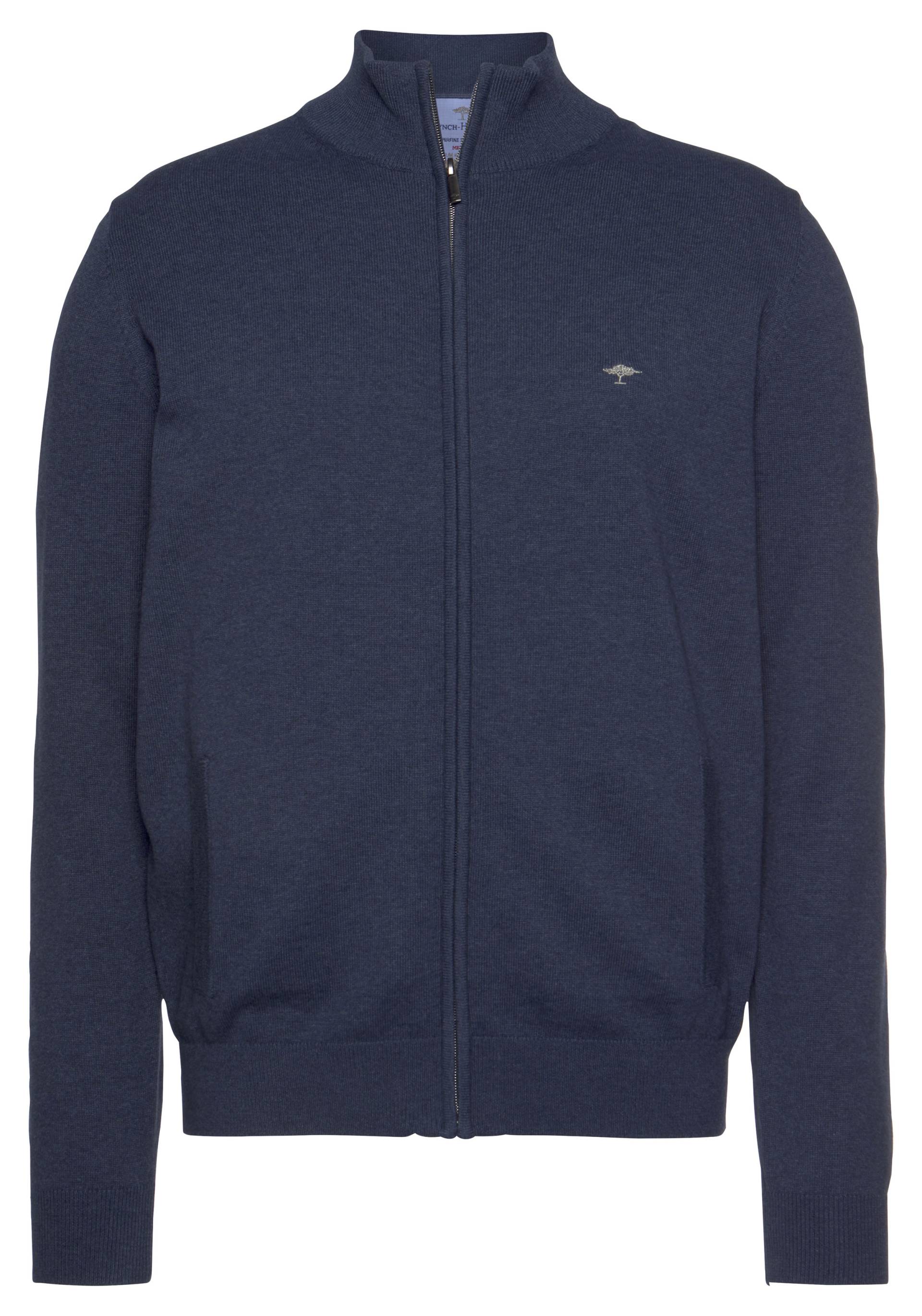 FYNCH-HATTON Strickjacke, mir Reissversschluss und Logo-Stickerei FYNCH-HATTON Strickjacke, mir Reissversschluss und Logo-Stickerei von FYNCH-HATTON