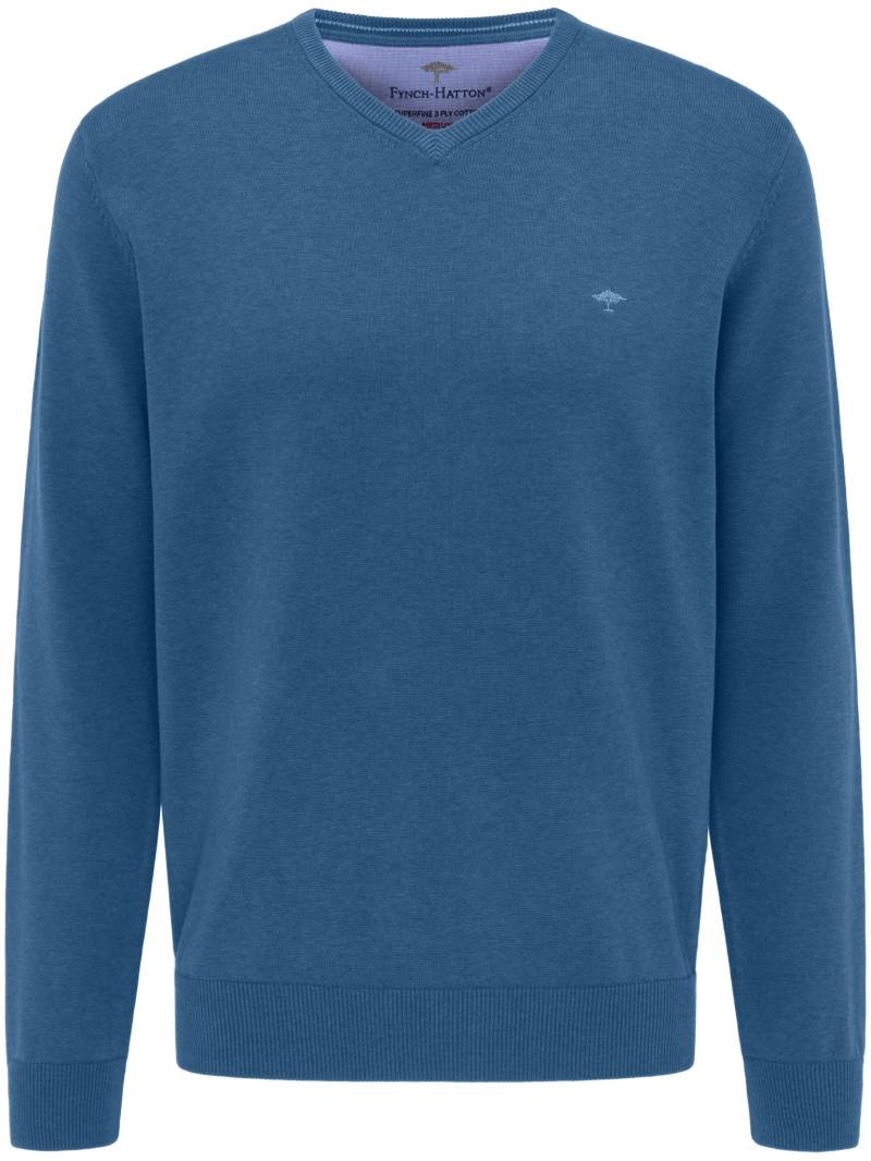 FYNCH-HATTON Strickpullover »FYNCH-HATTON Pullover mit V-Kragen«, (1 tlg.), mit V-Ausschnitt von FYNCH-HATTON