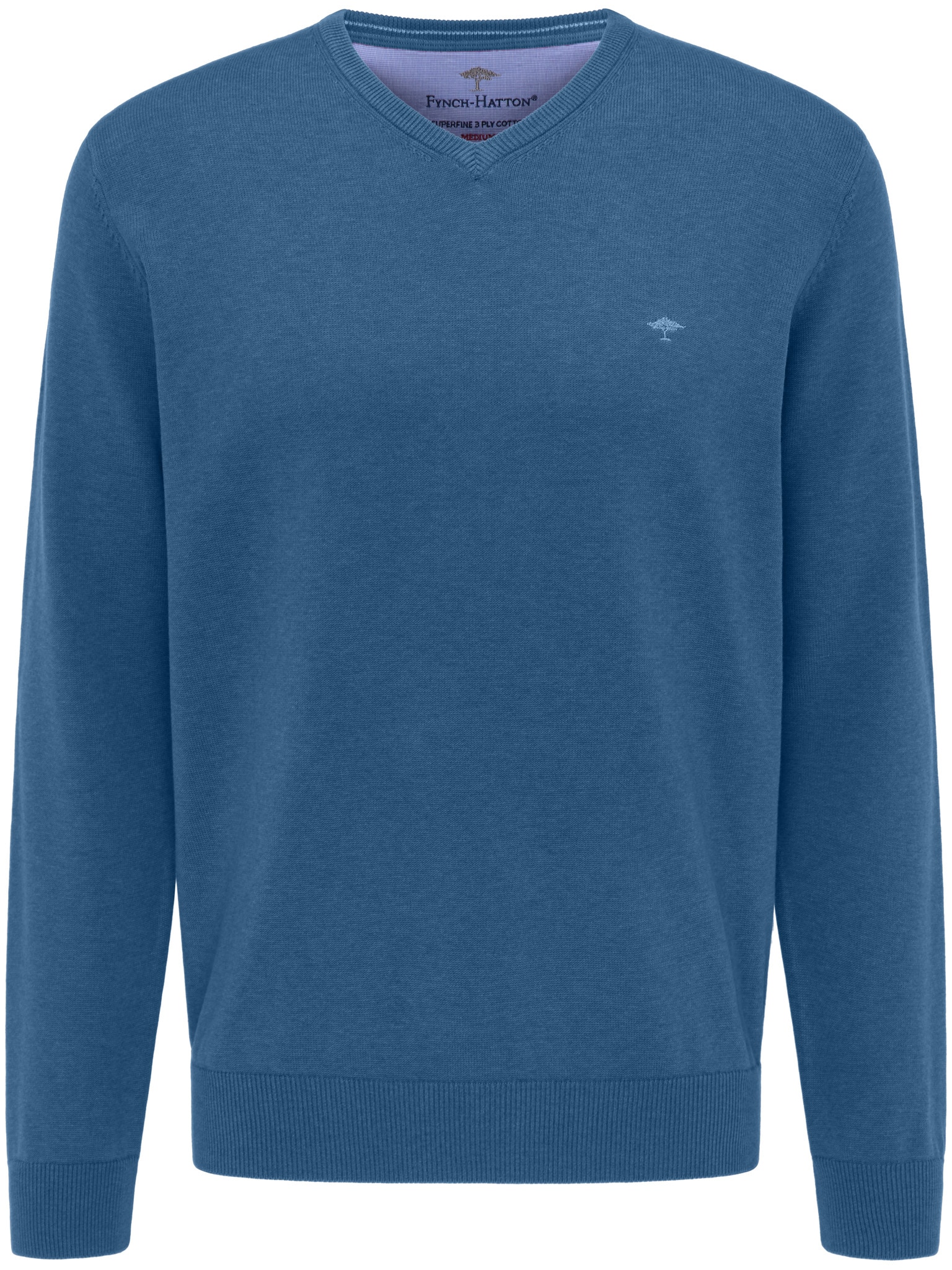 FYNCH-HATTON Strickpullover »FYNCH-HATTON Pullover mit V-Kragen«, (1 tlg.), mit V-Ausschnitt von FYNCH-HATTON