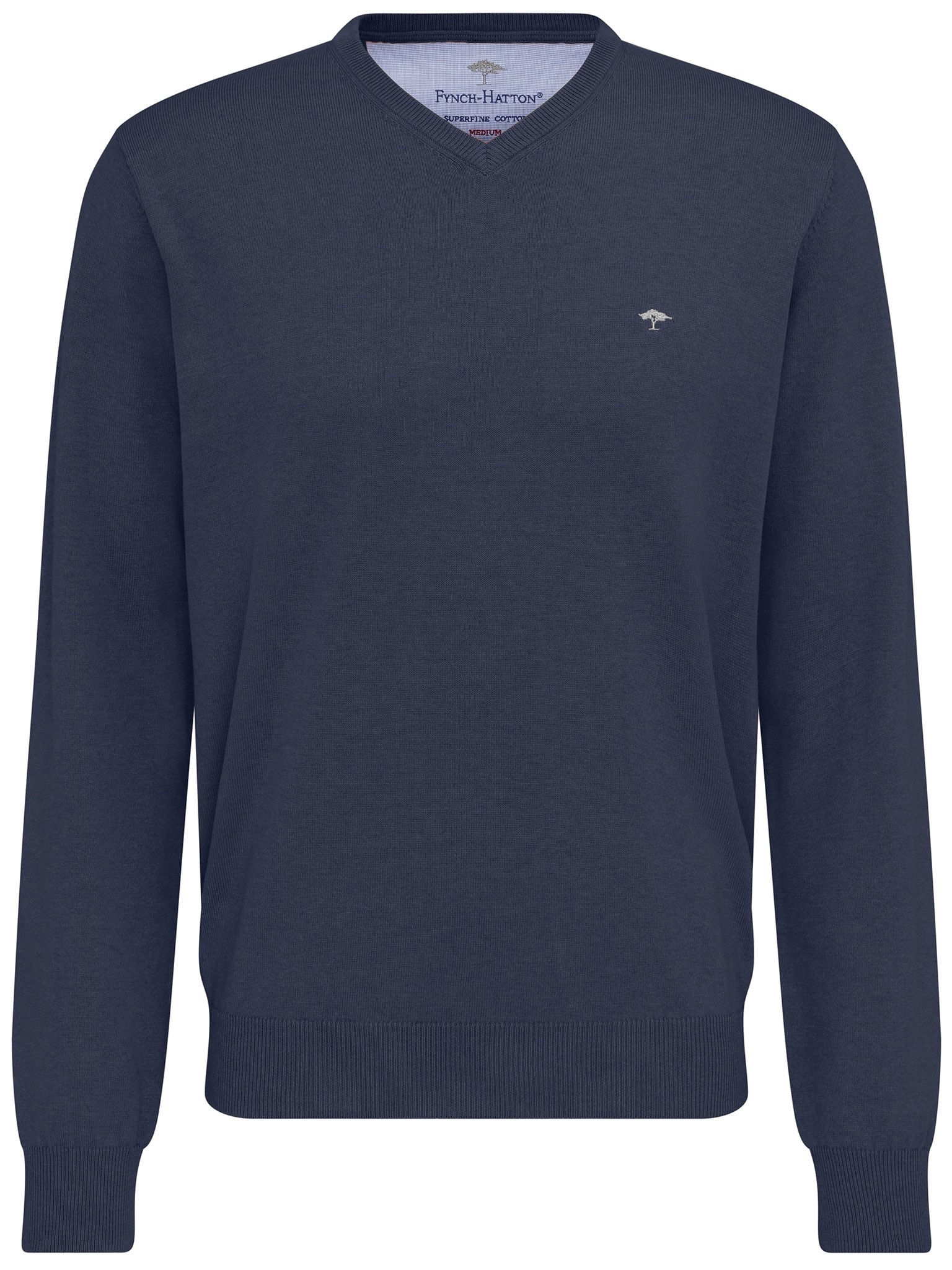 FYNCH-HATTON Strickpullover »FYNCH-HATTON Pullover mit V-Kragen«, (1 tlg.), mit V-Ausschnitt von FYNCH-HATTON