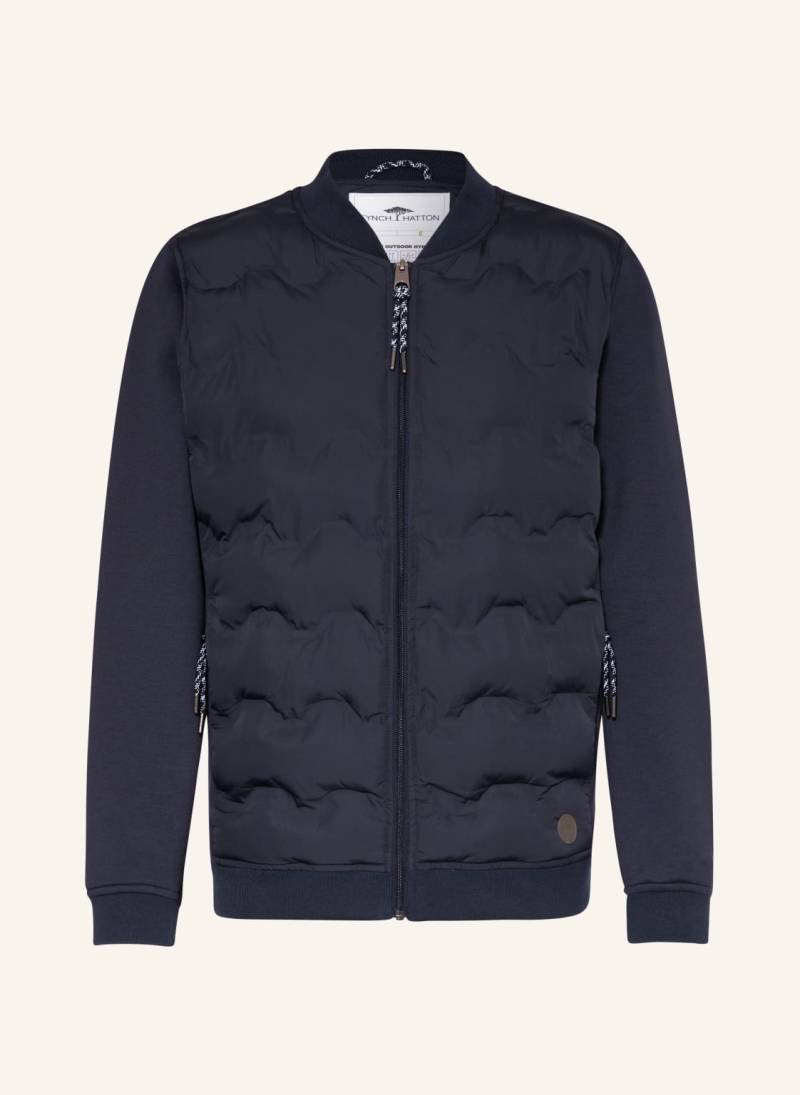 Fynch-Hatton Blouson Im Materialmix blau von FYNCH-HATTON