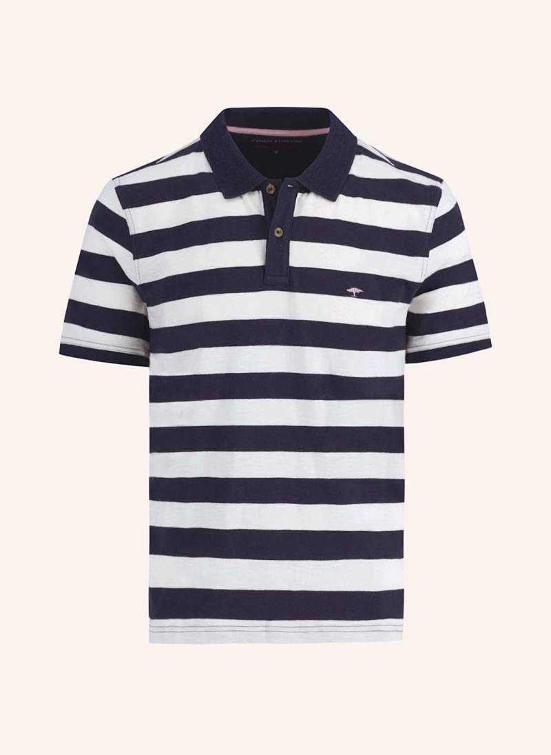 Fynch-Hatton Jersey-Poloshirt Casual Fit blau von FYNCH-HATTON