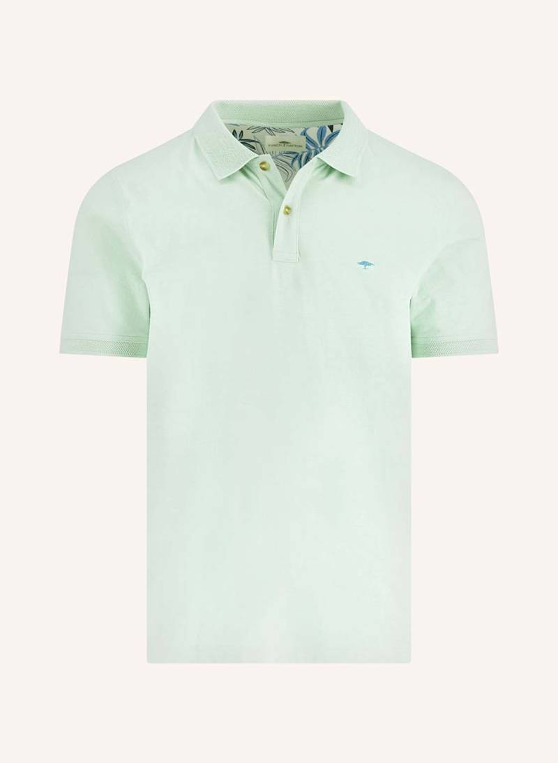 Fynch-Hatton Jersey-Poloshirt Casual Fit gruen von FYNCH-HATTON