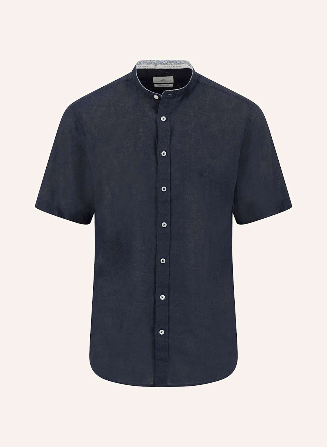 Fynch-Hatton Kurzarm-Hemd Casual-Fit Aus Leinen Mit Stehkragen blau Fynch-Hatton Kurzarm-Hemd Casual-Fit Aus Leinen Mit Stehkragen blau von FYNCH-HATTON