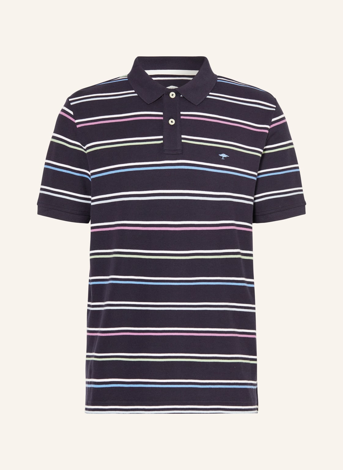 Fynch-Hatton Piqué-Poloshirt blau von FYNCH-HATTON