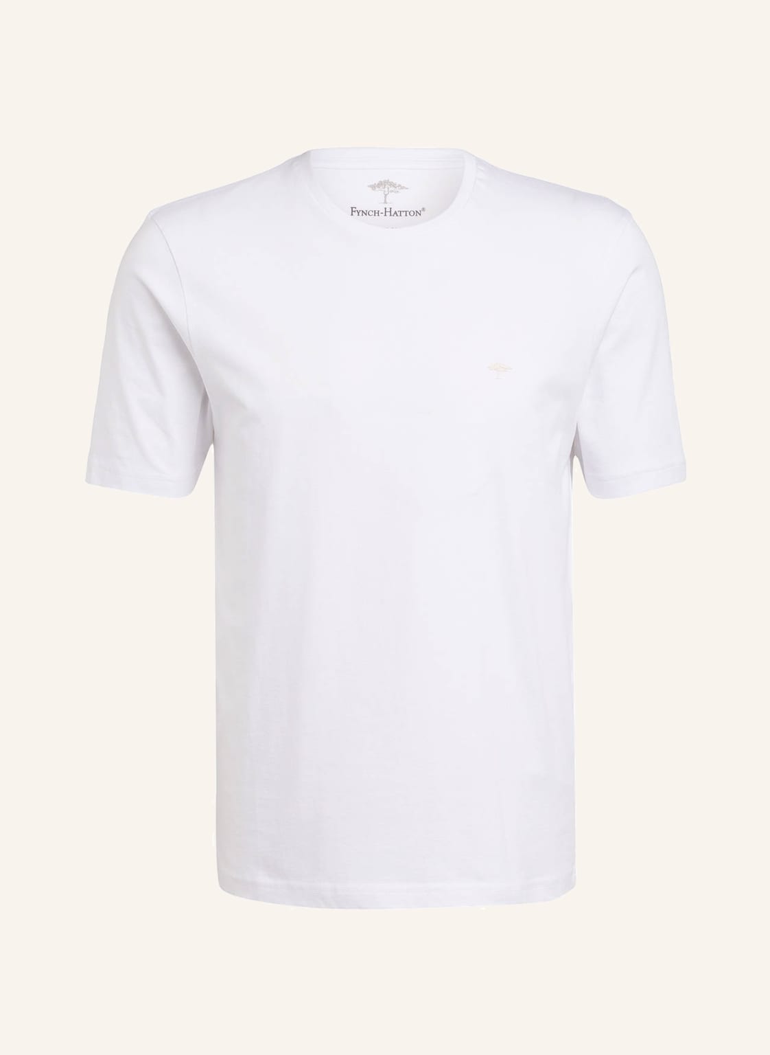 Fynch-Hatton T-Shirt weiss von FYNCH-HATTON