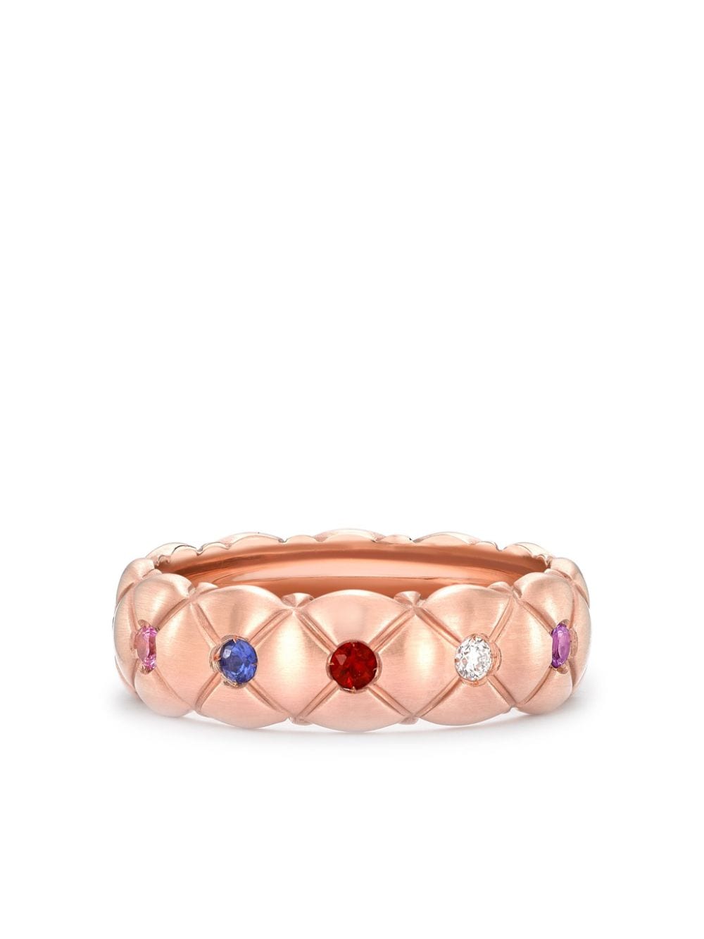 Fabergé 18kt rose gold Treillage ring - Pink von Fabergé