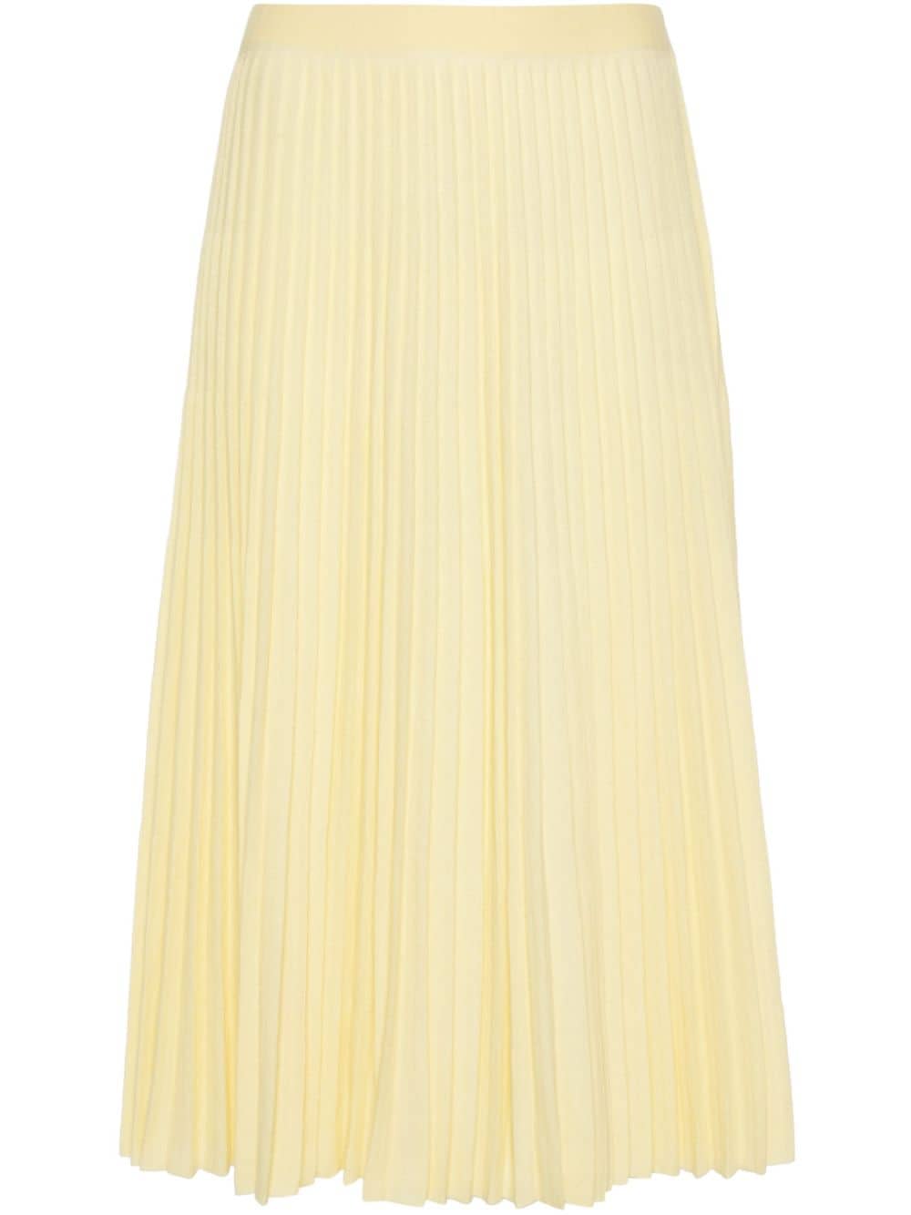Fabiana Filippi A-line pleated skirt - Yellow von Fabiana Filippi
