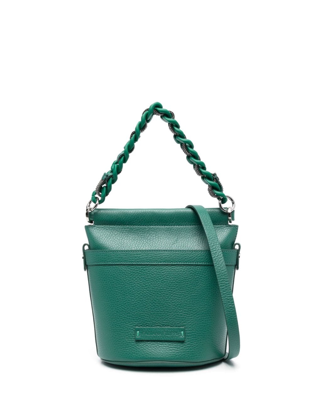Fabiana Filippi Luisa leather bucket bag - Green von Fabiana Filippi