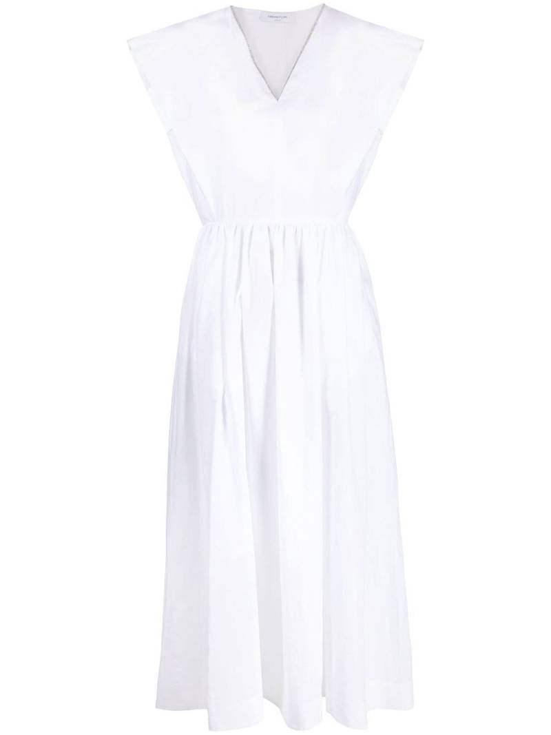 Fabiana Filippi V-neck short-sleeve maxi dress - White von Fabiana Filippi