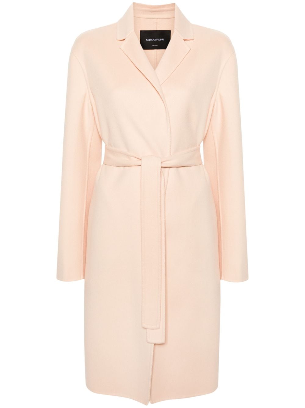 Fabiana Filippi belted virgin wool peacoat - Pink von Fabiana Filippi