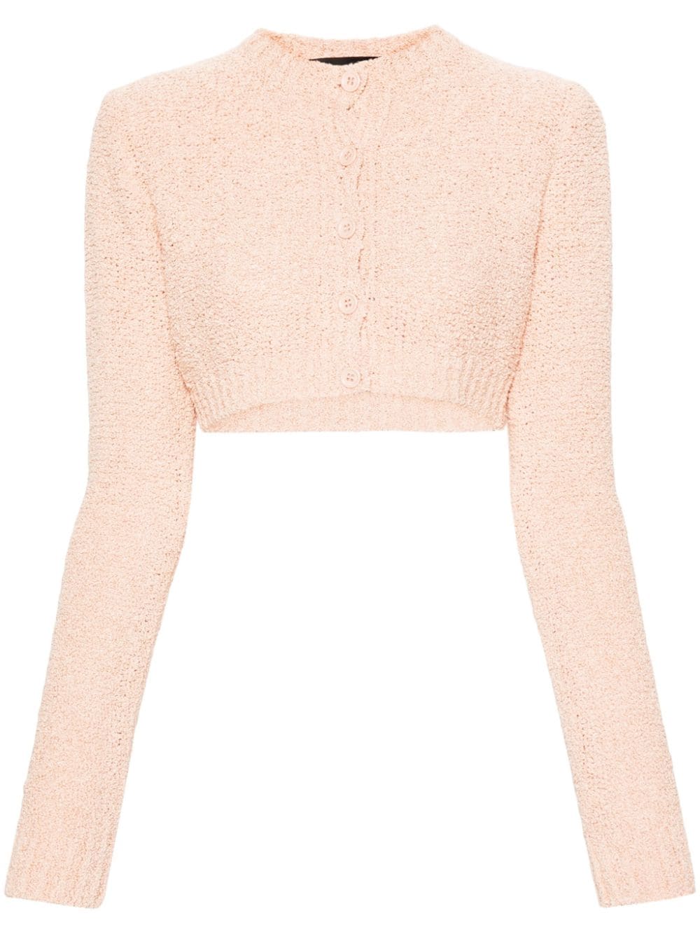 Fabiana Filippi bouclé cropped cardigan - Orange von Fabiana Filippi