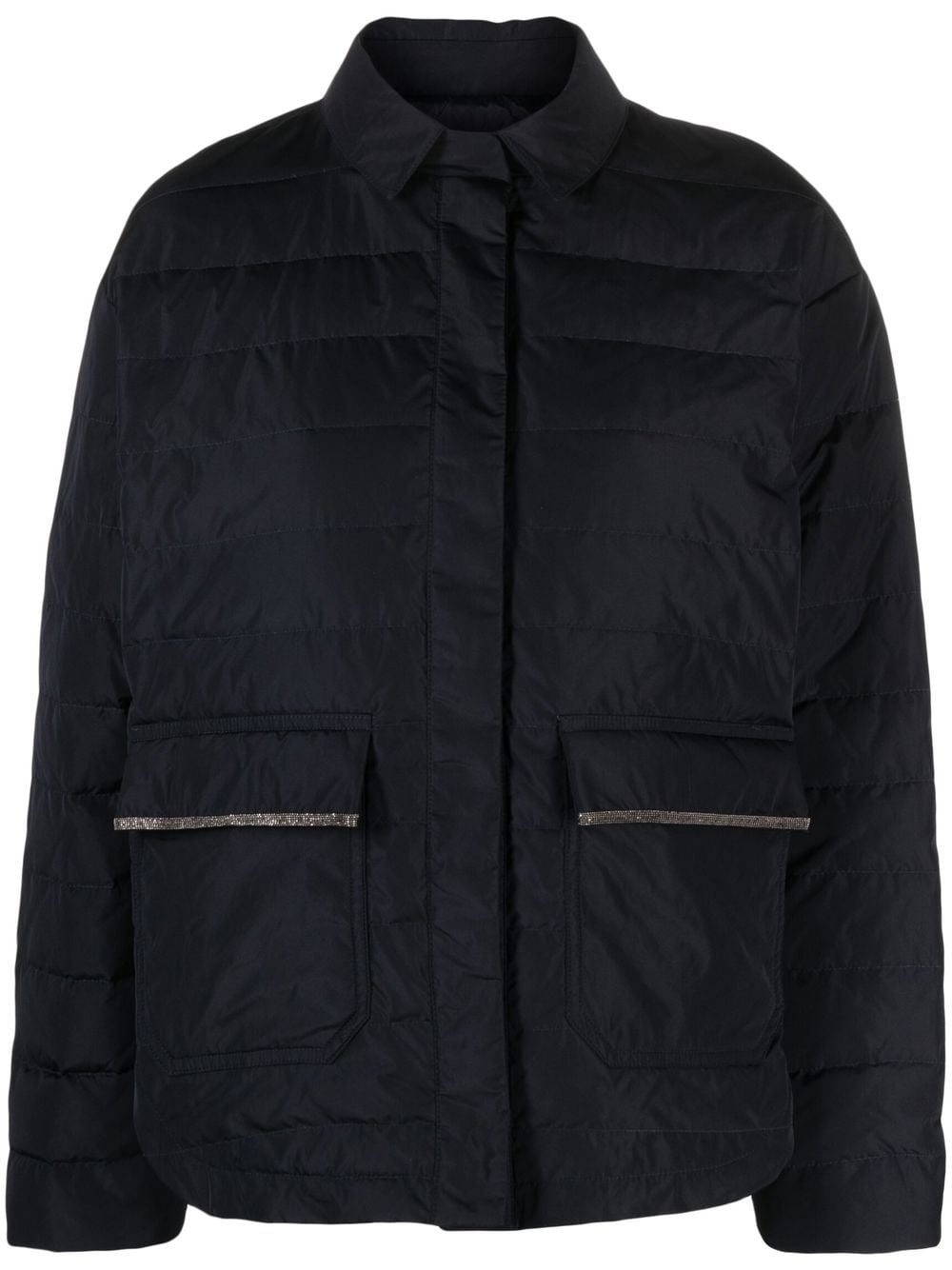 Fabiana Filippi down-filled quilted jacket - Blue von Fabiana Filippi