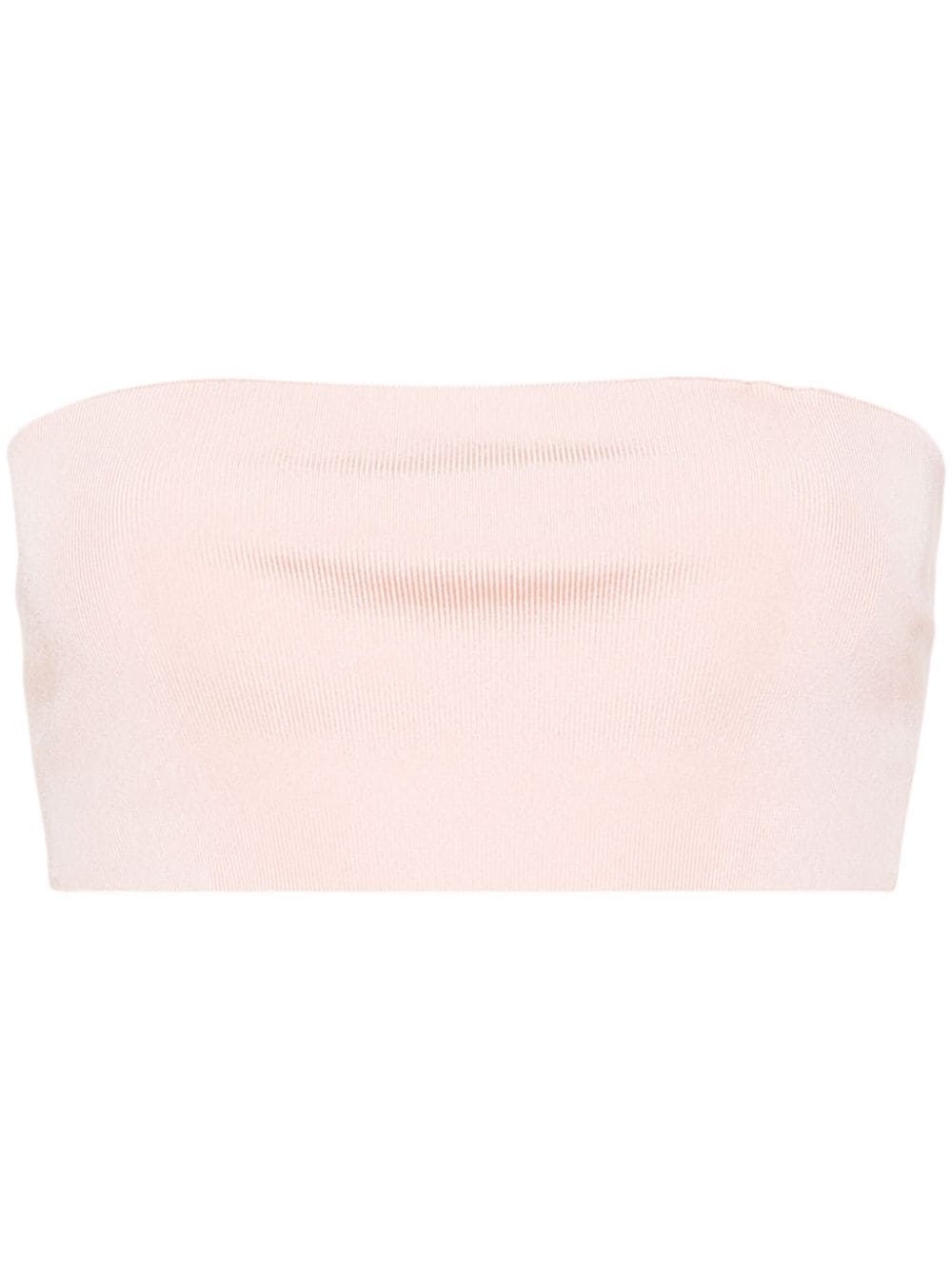 Fabiana Filippi fine-ribbed bandeau top - Pink von Fabiana Filippi