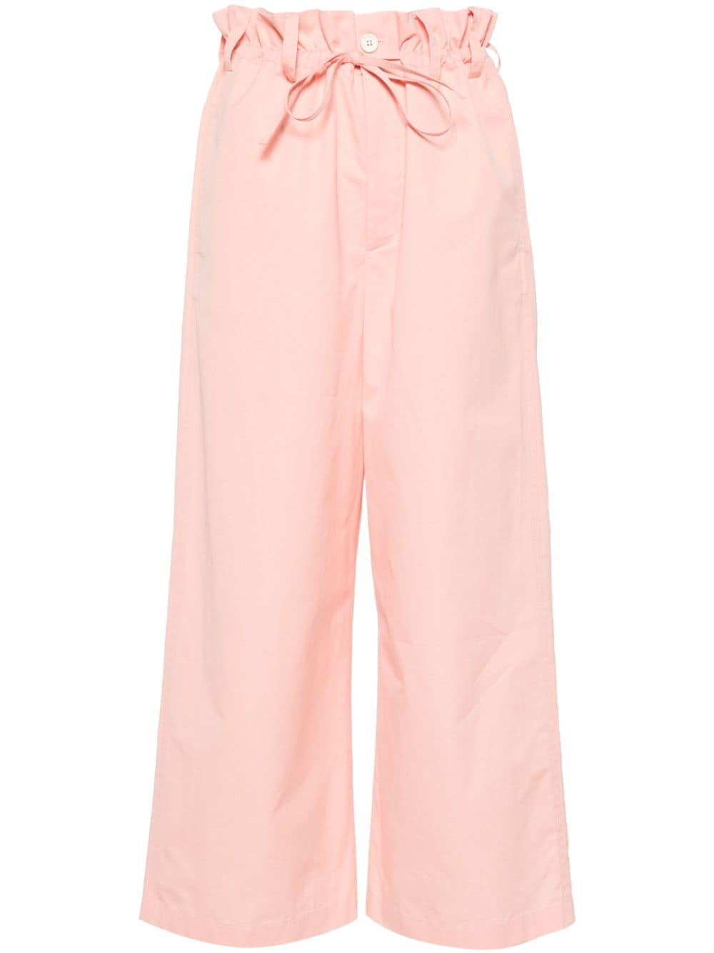 Fabiana Filippi high-rise cotton trousers - Pink von Fabiana Filippi