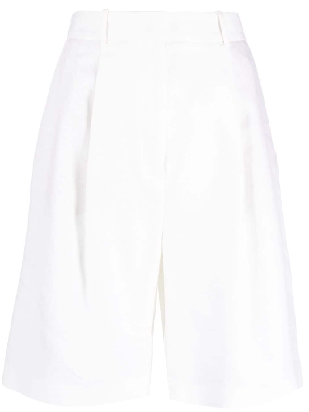 Fabiana Filippi high-waisted knee-length shorts - White von Fabiana Filippi