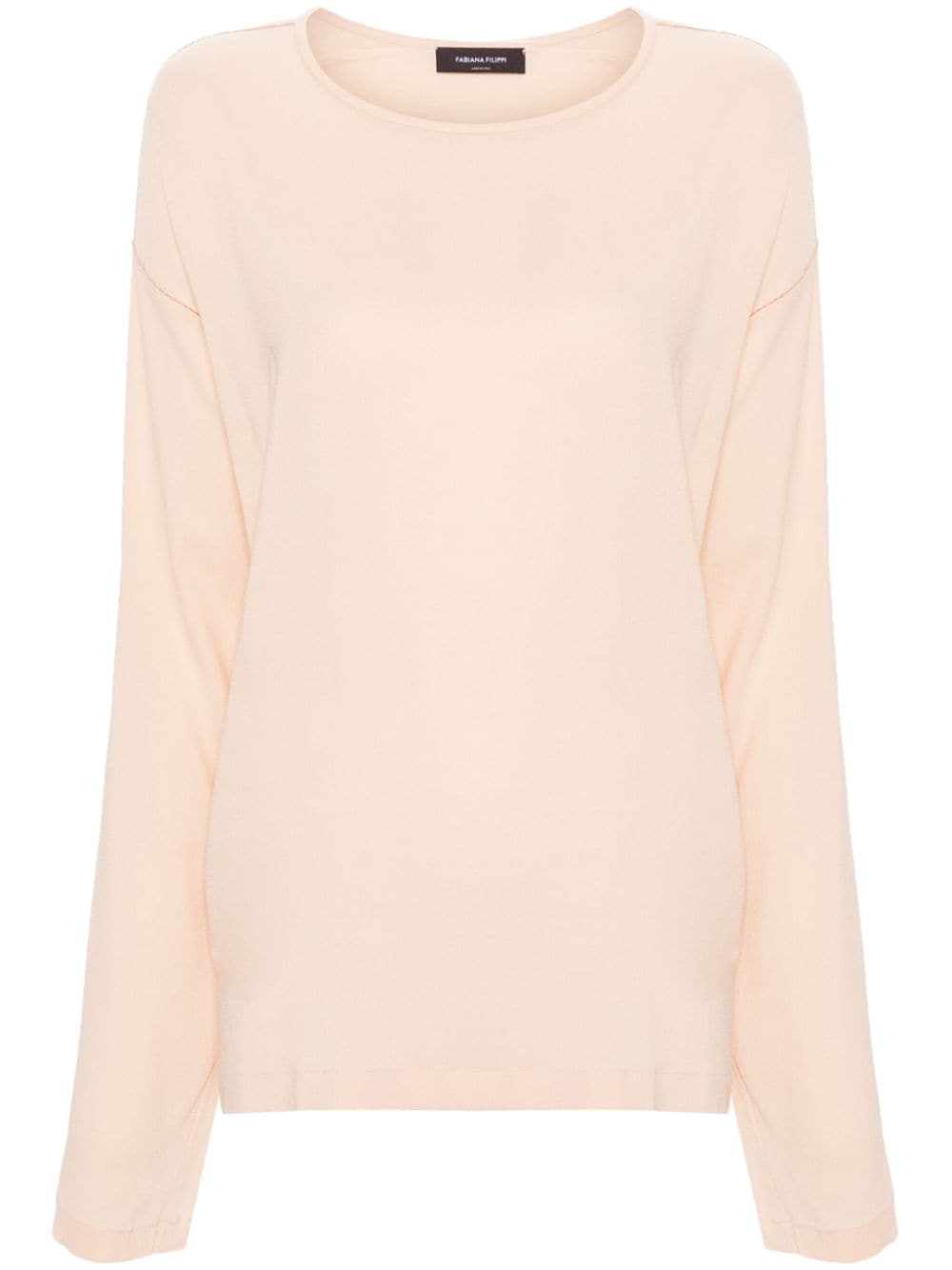 Fabiana Filippi long-sleeve T-shirt - Pink von Fabiana Filippi