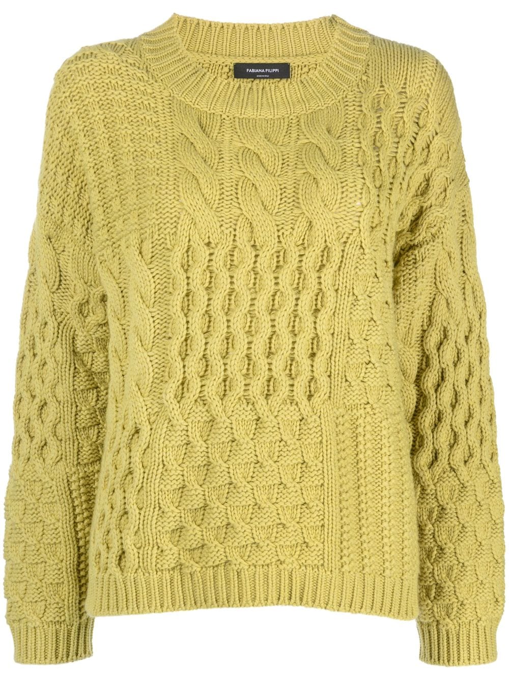 Fabiana Filippi long-sleeve cashmere jumper - Green von Fabiana Filippi