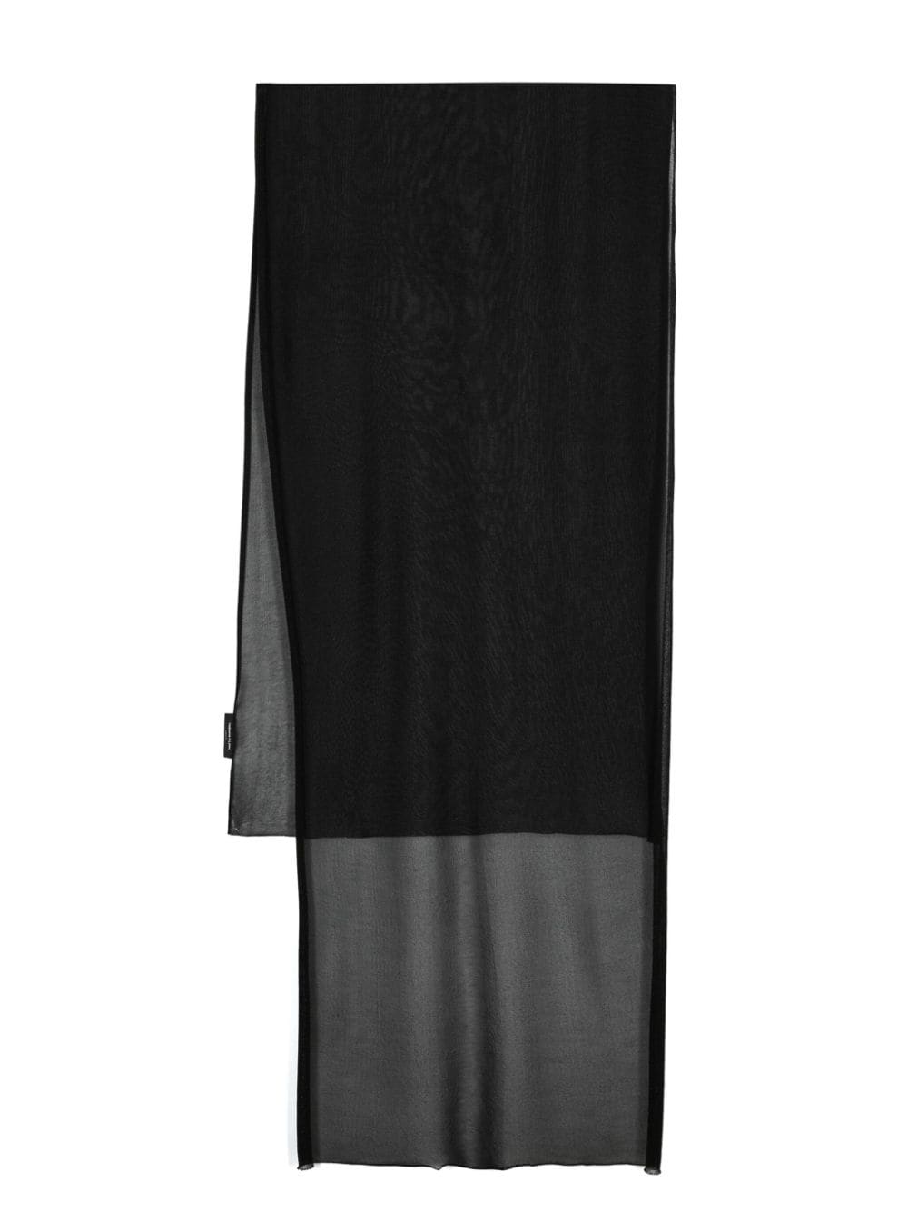 Fabiana Filippi lurex fine-knit scarf - Black von Fabiana Filippi