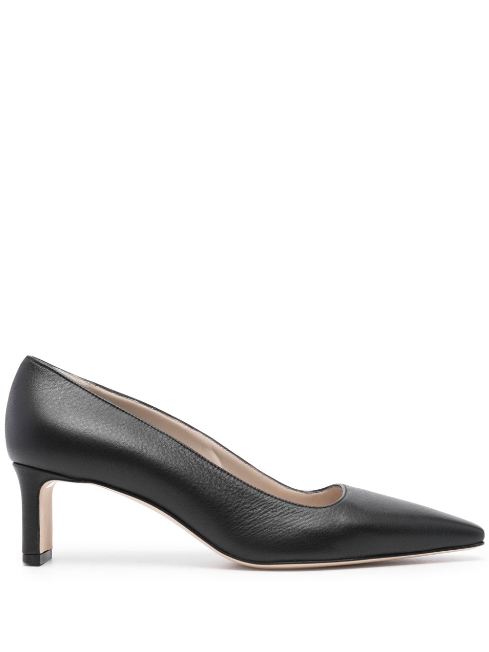 Fabiana Filippi pebbled-texture leather pumps - Black von Fabiana Filippi