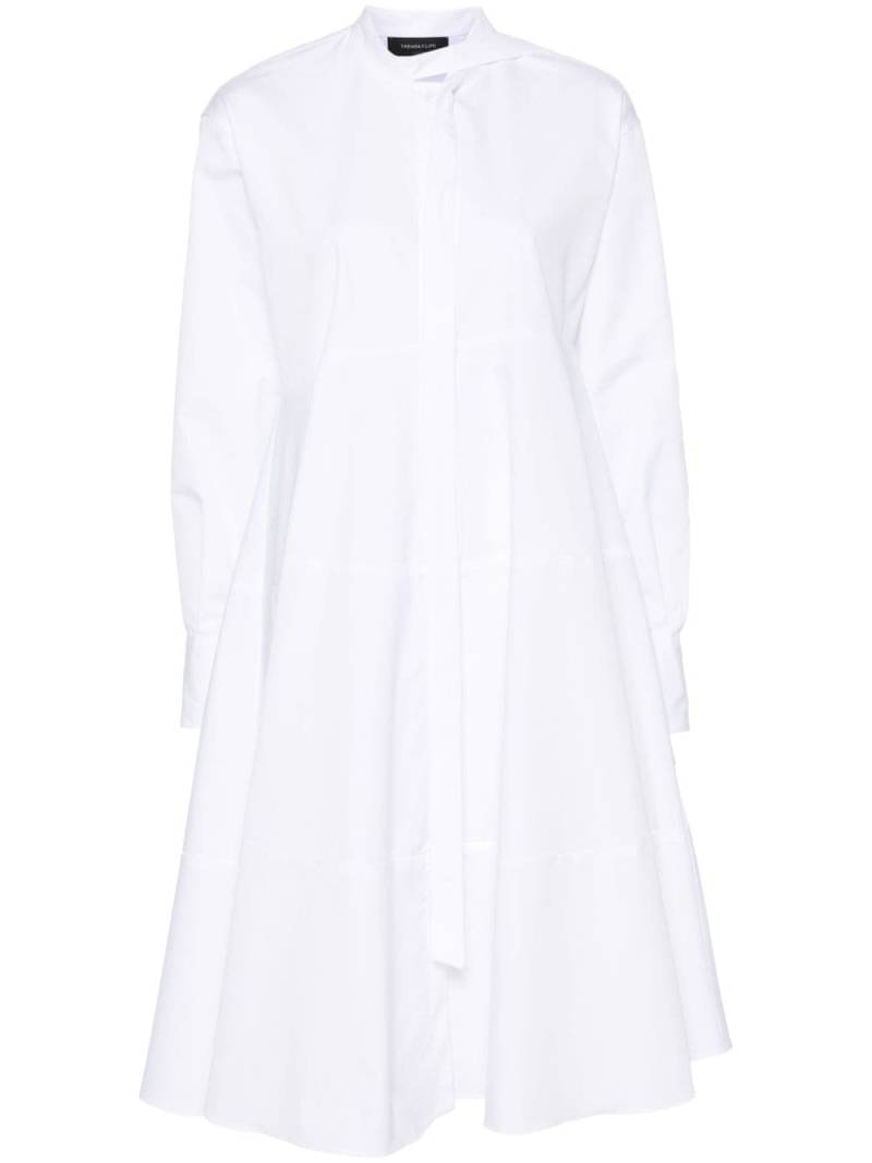 Fabiana Filippi poplin shirt dress - White von Fabiana Filippi